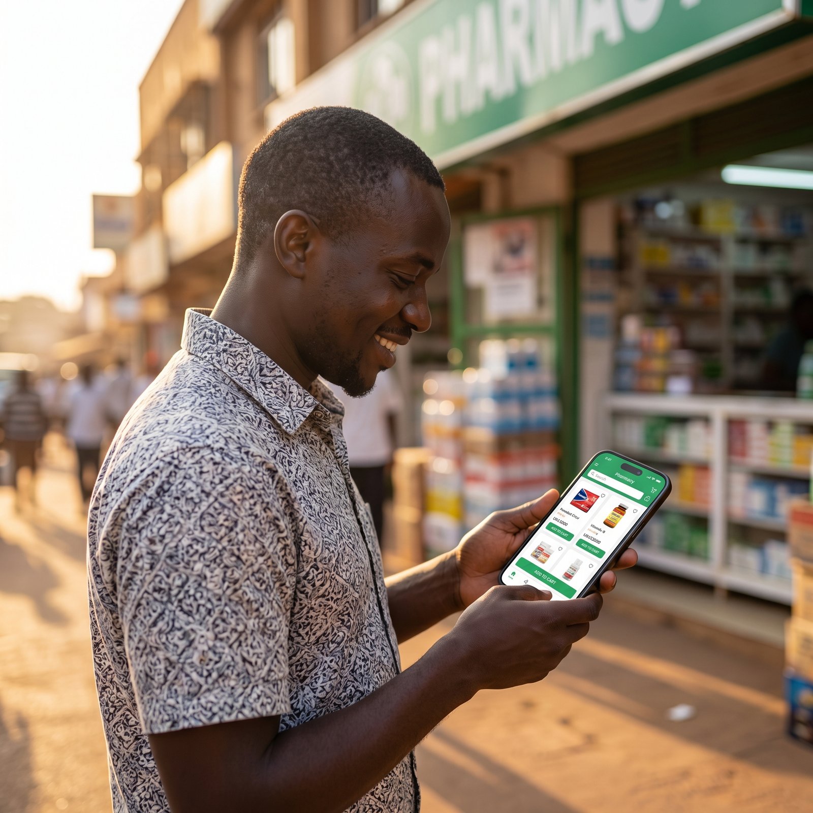 Online pharmacy storefront app for a drug shop in Kampala Uganda